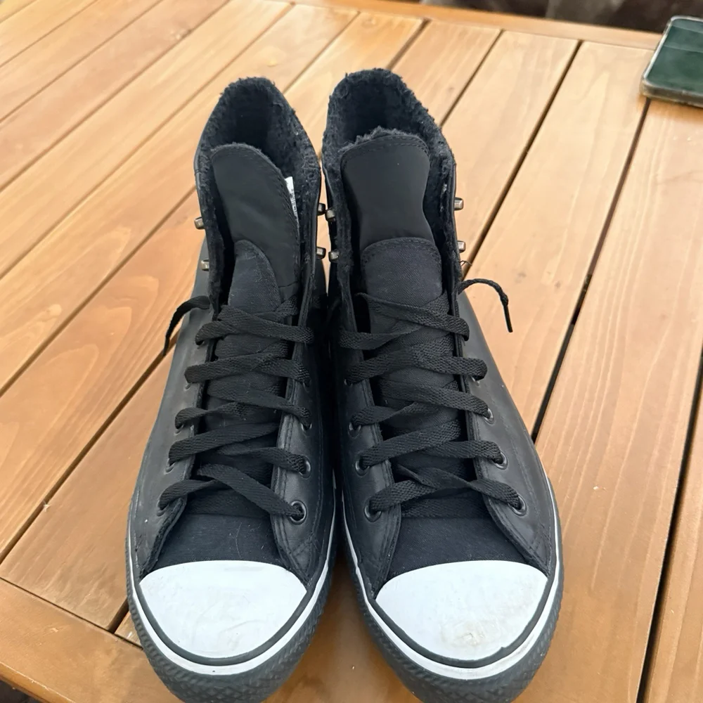 Converse All Star Black/White High Chuck Taylor Sneakerboots Gore Tex Sz 11.5